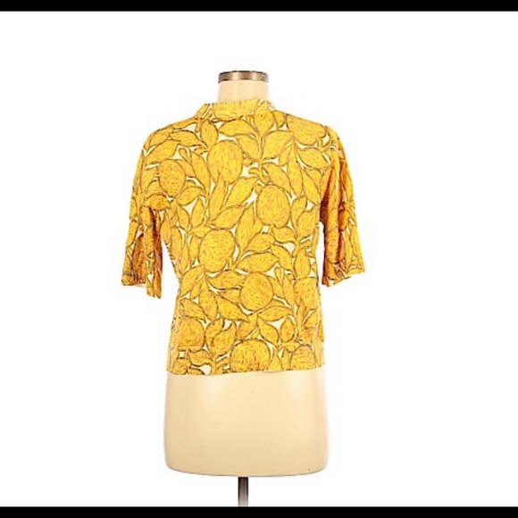 Yellow tabitha cardigan: Anthro - Picture 3 of 4